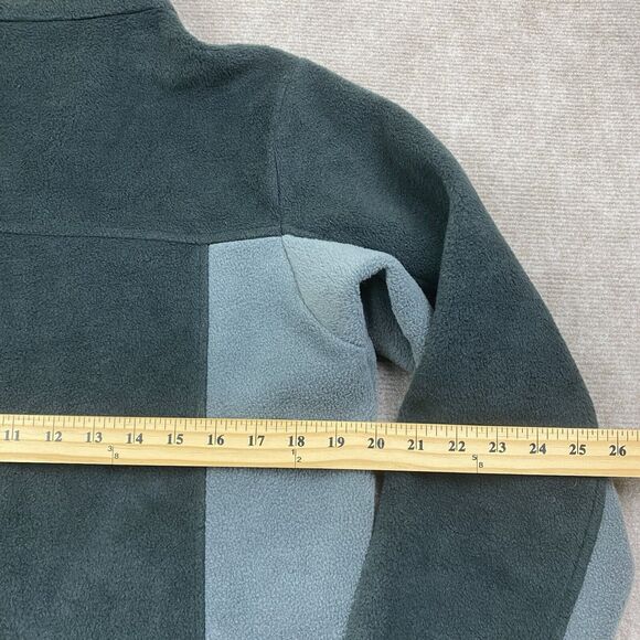 Columbia Men’s Fleece Jacket Size S Two Tone Gray Black Full Zip - Picture 7 of 9